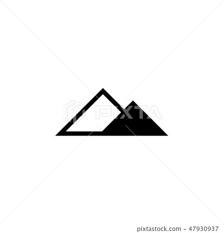Mountain icon Vector illustration, EPS10. 47930937