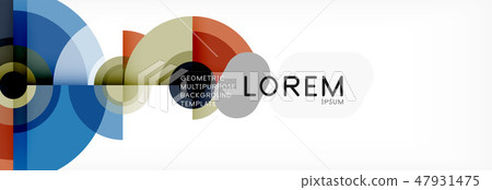 Abstract background circle design 47931475