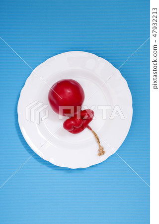 Handmade smoked hard cheese in paraffin shells 47932213