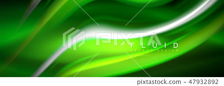 Fluid color neon wave lines background, neon liquid color futuristic paint template Fluid color neon wave lines background, neon liquid color futuristic paint template 47932892