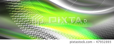 Fluid colors mixing glowing neon wave background, holographic texture Fluid colors mixing glowing neon wave background, holographic texture 47932893