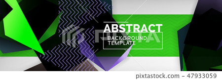 Minimalistic geometric abstract background 47933059