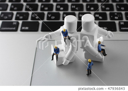 I want to take a break from work AI robot 47936843