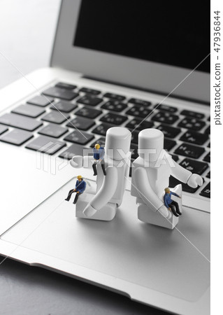 I want to take a break from work AI robot 47936844