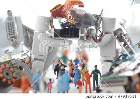 AI robot to help humans at the disaster site of the future society 47937511