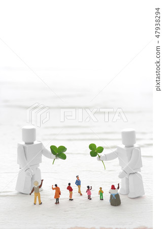 人類和機器人共存的光明未來社會 47938294