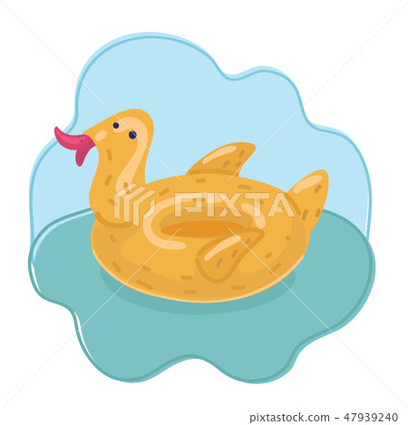 Duck ring inflatable rubber. 47939240