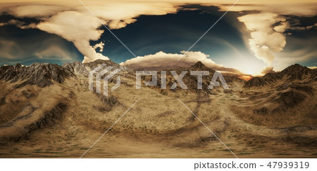 VR 360 Huge Dark Clouds over Scottish Highlands VR 360 Huge Dark Clouds over Scottish Highlands 47939319