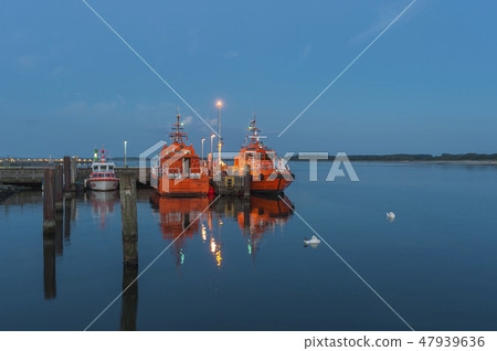 Pilot boat in Travemuende Pilot boat in Travemuende 47939636