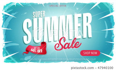 Summer Sale Template Banner 47940100