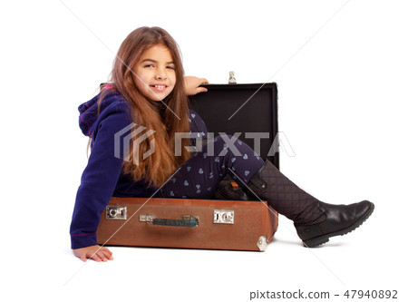 Girl In Suitcase 47940892