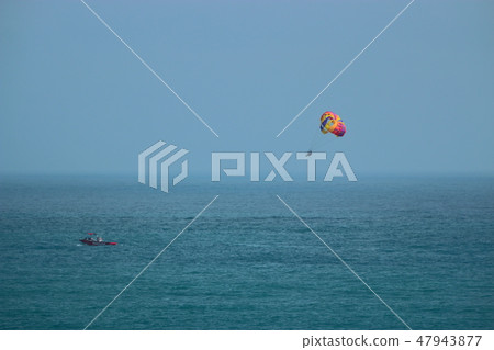 Parasailing, sea, ship, parachute, marine sports, Parasailing, sea, ship, parachute, marine sports, 47943877