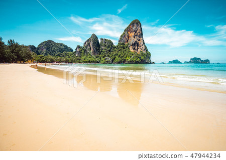 Railay beach in Thailand Railay beach in Thailand 47944234