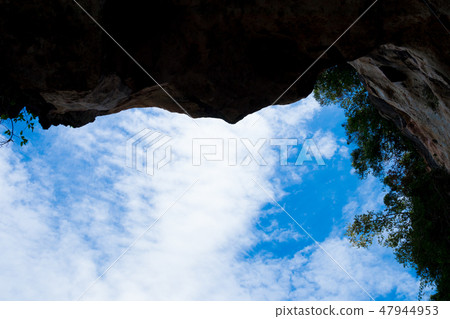 silhouette rock cliff mountain in nature beautiful 47944953