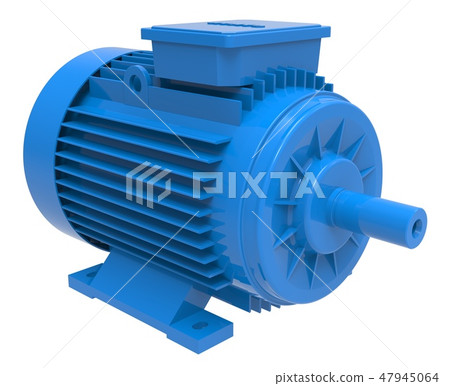 Electric water pump 3d illustration isolated on the white background 47945064