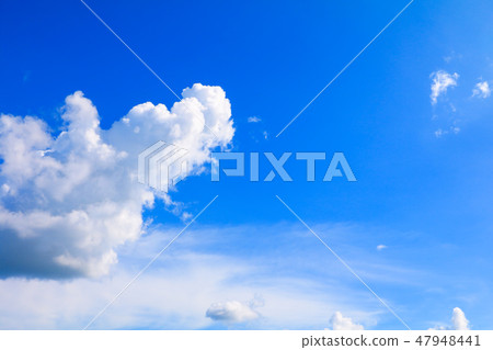 blue sky bright and big cloud beautiful summer blue sky bright and big cloud beautiful summer 47948441