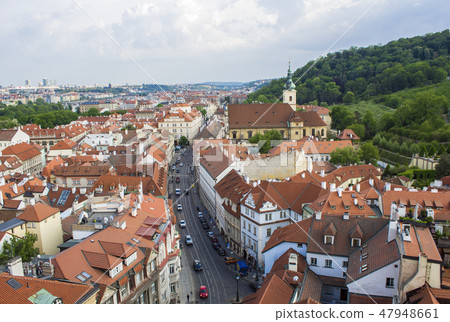 View of Prague from the tower of the Cathedral  47948661