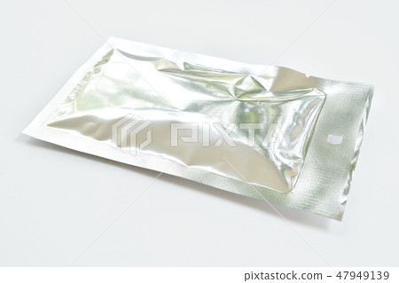 snack package aluminum foil mock-up snack package aluminum foil mock-up 47949139