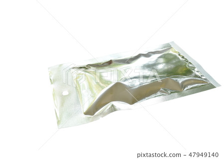 snack package aluminum foil mock-up snack package aluminum foil mock-up 47949140