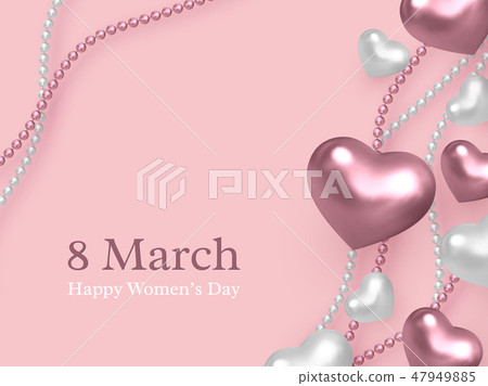 Happy Womens Day vector illustration. Happy Womens Day vector illustration. 47949885