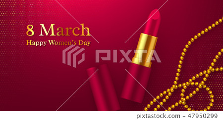 Happy Womens Day vector illustration. 47950299