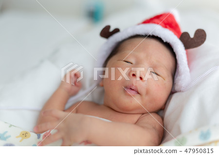 新生兒照片聖誕節 新生兒照片聖誕節 47950815