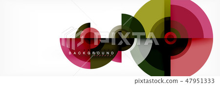 Circular vector abstract background 47951333