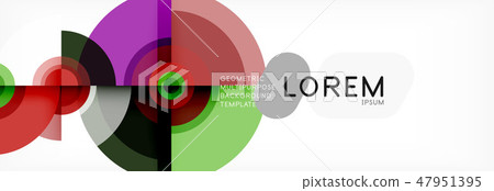 Circular vector abstract background 47951395