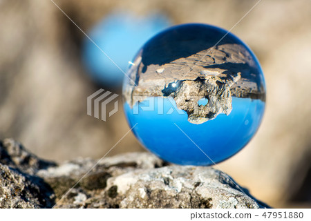 Upside down landscape of Pobiti Kamani 47951880