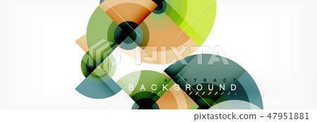 Abstract background circle design 47951881