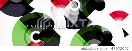 Round shapes vector abstract background. Trendy circle shapes composition vector Round shapes vector abstract background. Trendy circle shapes composition vector 47952002