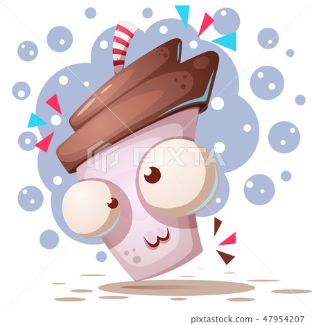 Cup of coffee and tea 47954207