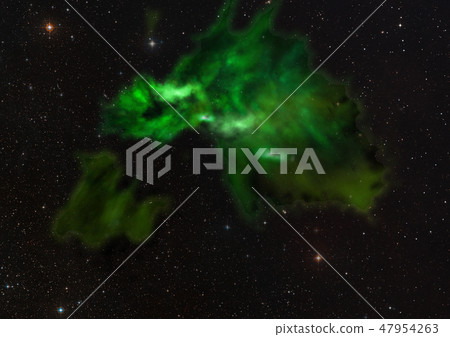 Star field in space and a nebulae. 3D rendering Star field in space and a nebulae. 3D rendering 47954263