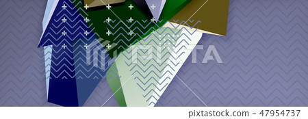3d triangular vector minimal abstract background design 3d triangular vector minimal abstract background design 47954737