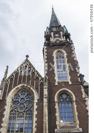 Church of St. Elizabeth in Lviv. Neo-Gothic Church 47956436