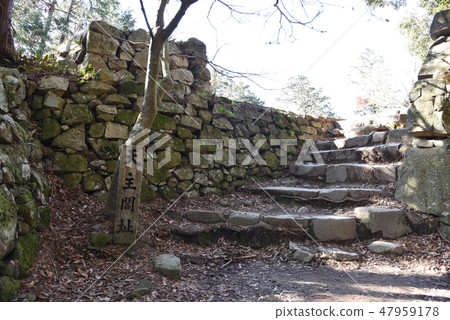 Azuchi castle castle tower ruins Azuchi castle castle tower ruins 47959178