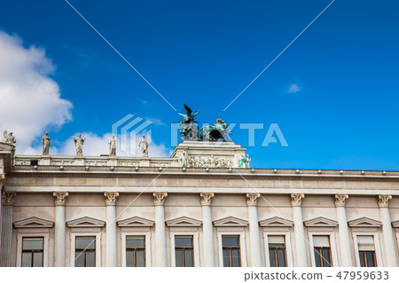 The historical Austrian Parliament Building The historical Austrian Parliament Building 47959633