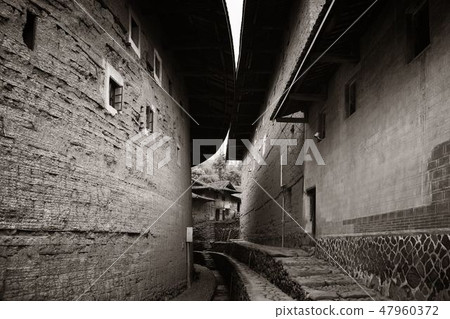 Fujian Tulou building Fujian Tulou building 47960372