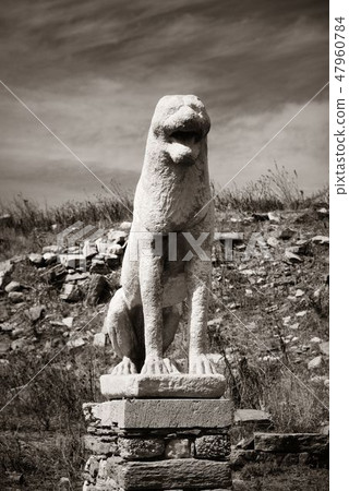 Terrace of the Lions in Delos 47960784