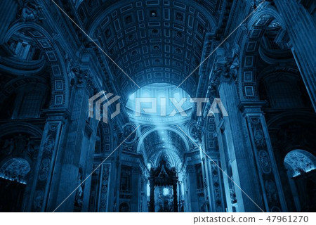 peter, basilica, interior 47961270