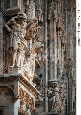 Milan Cathedral closeup 47961977