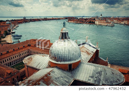 Venice Grand Canal viewed from the top 47962432