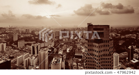 Singapore sunset 47962942