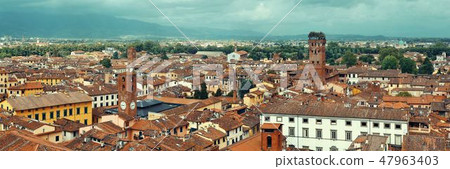 Lucca skyline tower panorama 47963403