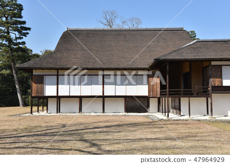 Katsura Rikyu Shinkansenon in winter Katsura Rikyu Shinkansenon in winter 47964929