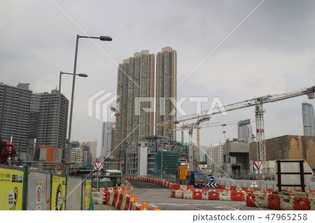Scenes of West Kowloon street Scenes of West Kowloon street 47965258