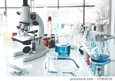 Science Instruments in laboratory room. 47969036