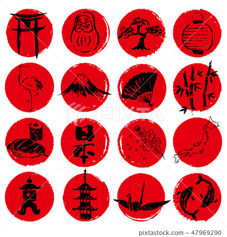 Symbol Of Japan Stock Illustration