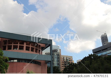 View of the Tsim Sha Tsui office building 47970131
