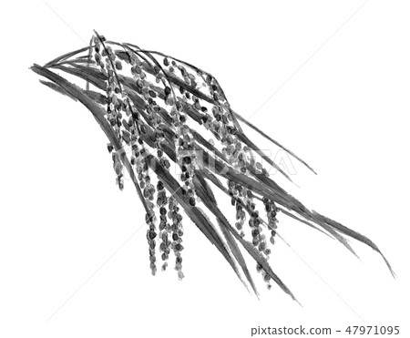 Inaho Inaru水墨畫單調 47971095